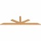 Ekena Millwork Saratoga Smooth Timber Gable Bracket, Western Red Cedar, 72"W x 21"H x 1 1/2"D x 3 1/2"F, 7/12 Pitch GBW072X21X0204SAR00SWR - alternate 3
